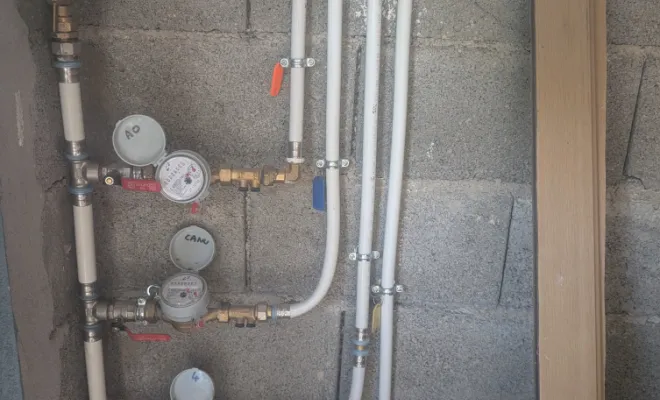 Mise en place de 4 compteurs d'eau pour un petit immeuble a Sanary sur mer , Sanary-sur-Mer, Les Plombiers de l'Extrême